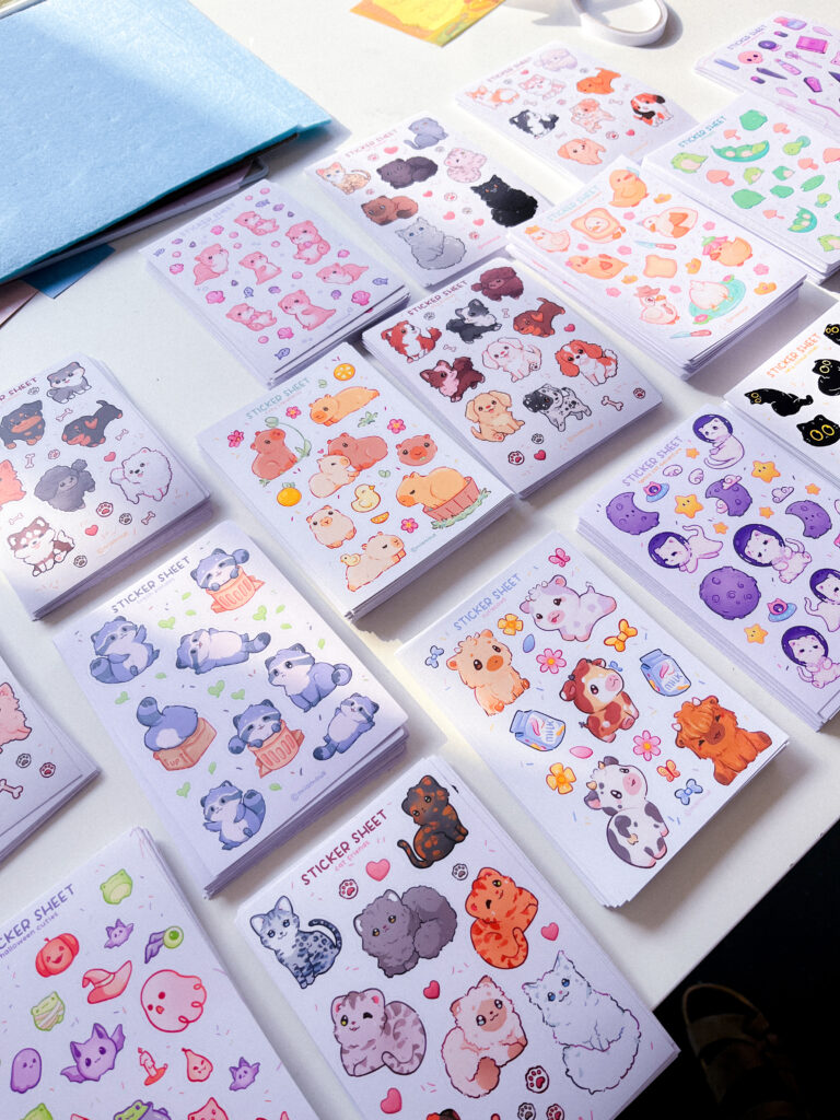 Sticker Sheets - entworfen von Miamouz.